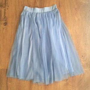 Light blue tulle skirt 💎✨